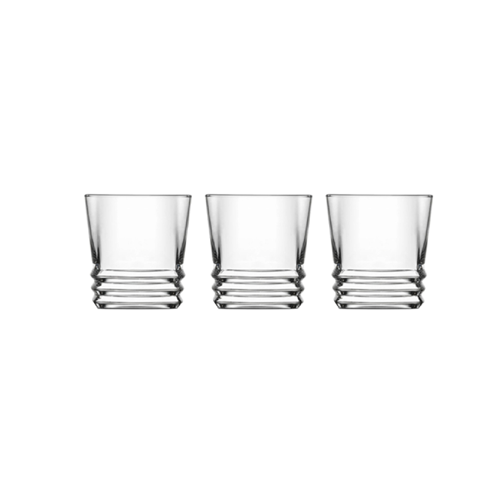Lav Set Of 3 Elegan Whiskey Glass, TUR-ELG360A