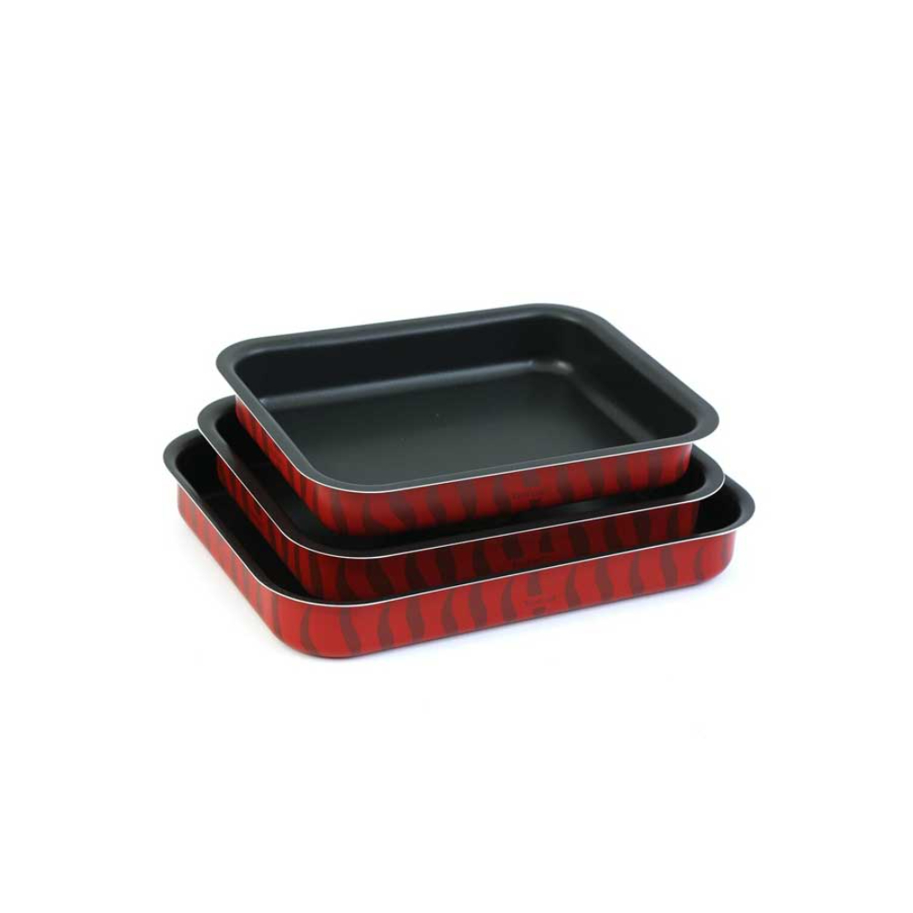 Tefal Tempo Flame Ovenware - Set 3 Oven Dishes (31x24/37x27/41x29), TEF-J5715582