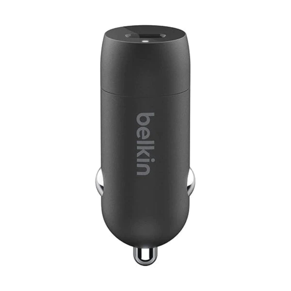 Belkin 20W PD Car Charger + Lightning To USB-C Cable, CCA003BT04BK