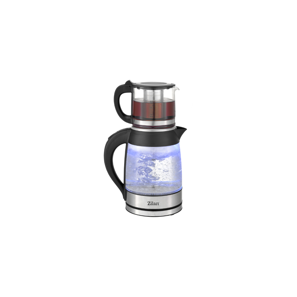 Zilan Tea Maker Capacity: 1.8L (Kettle), 0.8L (Tea Pot), 1850-2200W, ZLN4858