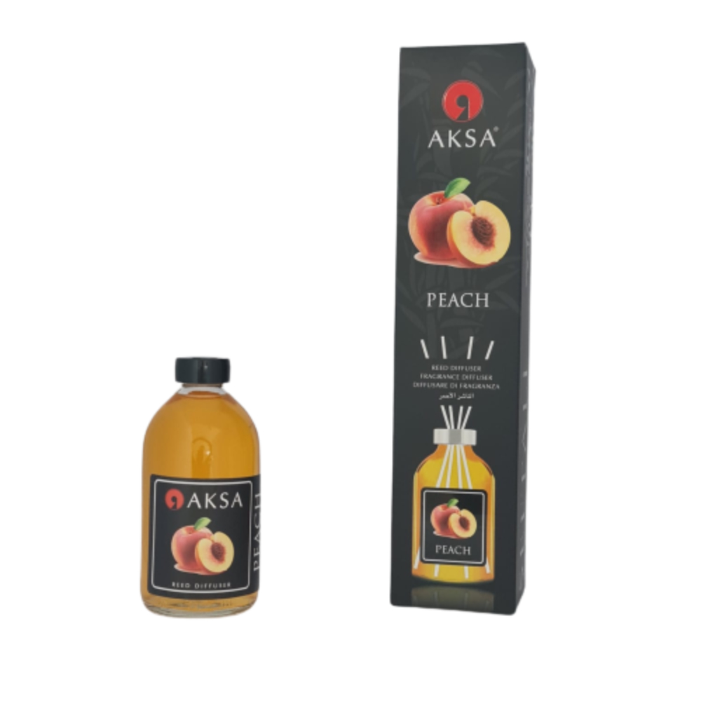 Aksa Perfume Glass For Room Peach, TUR-54845