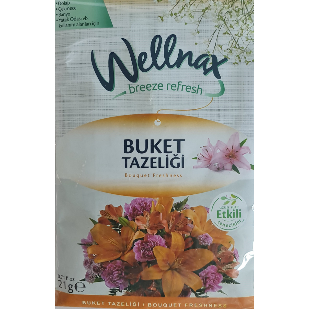 Wellnax Drawer And Cabinet Fragrance Buket Tazeligi (Flowers), TUR-BUKET