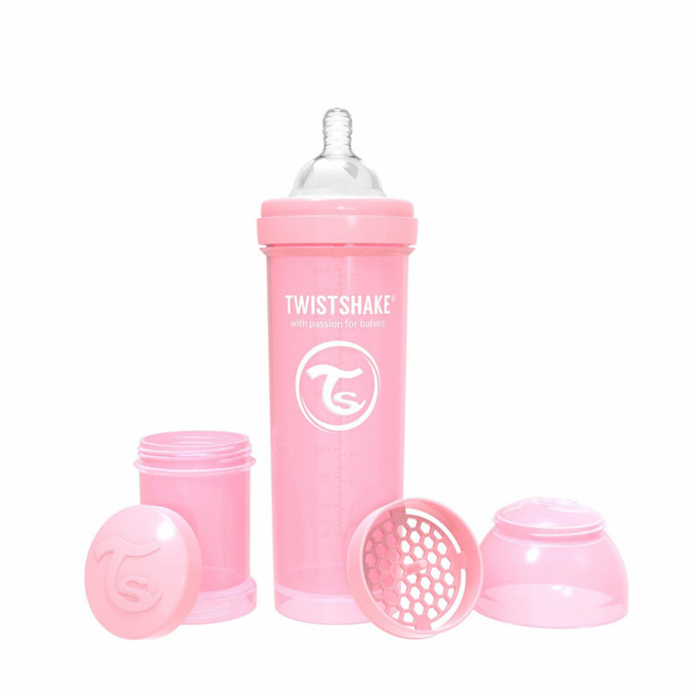 Twistshake Anti-Colic 330ml Pastel Pink, 78261