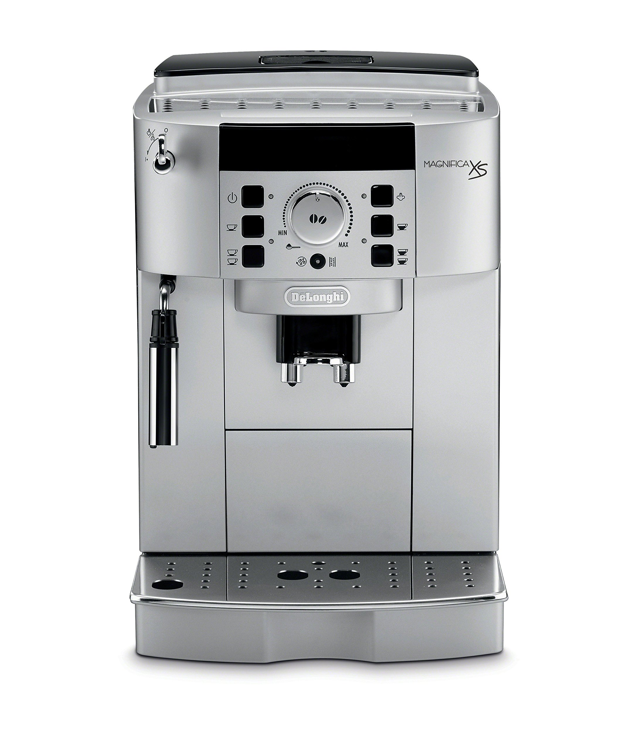 Delonghi Full Automatic Espresso/Cappuccino Machine -Silver Black, DEL-ECAM22110