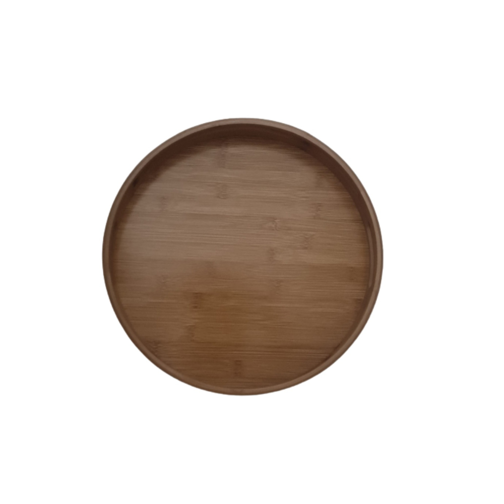 Bambum Wood Tray Round, TUR-3ER202152