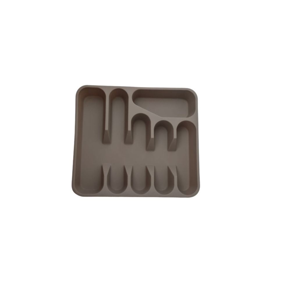 Tuffex Velvet Maxi Cutlery Holder For Drawers (Available in Grey / Brown / White), TUR-TP2330