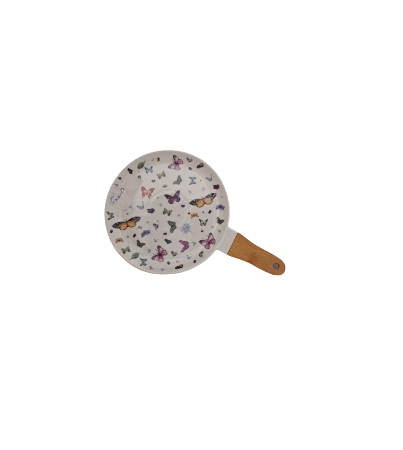 Pizza Plate With Wood Handle, TUR-KYR067