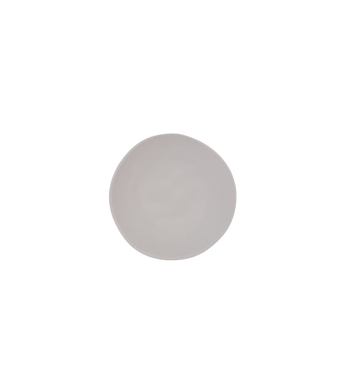 Keramika Plate White Gold Matt Dinner Pasta 22cm, TUR-200022F022