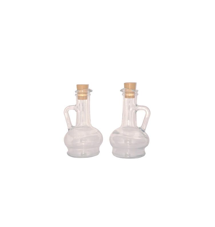 KC Set Of 2 Bottle Oil-Vinegar With Cork Cover, TUR-801092