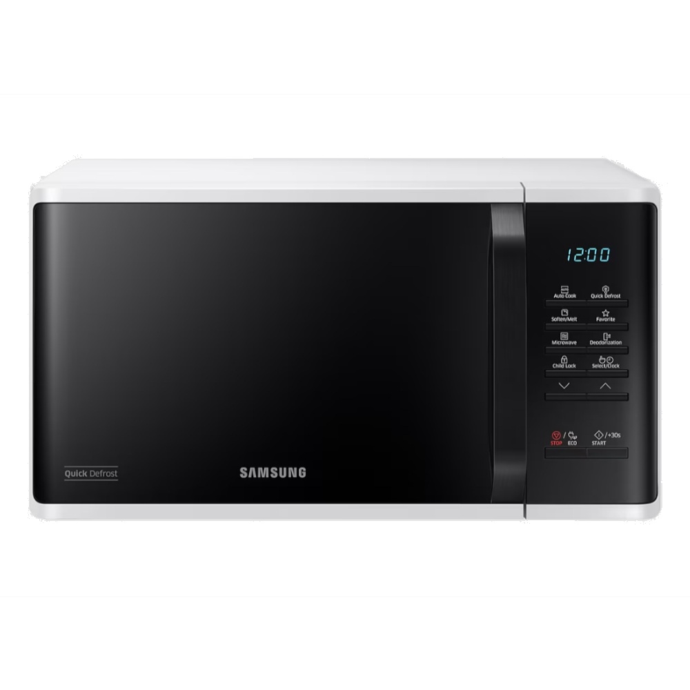 Samsung Microwave Solo 1100W, 23L White/Black, SAM-MS23K3513A