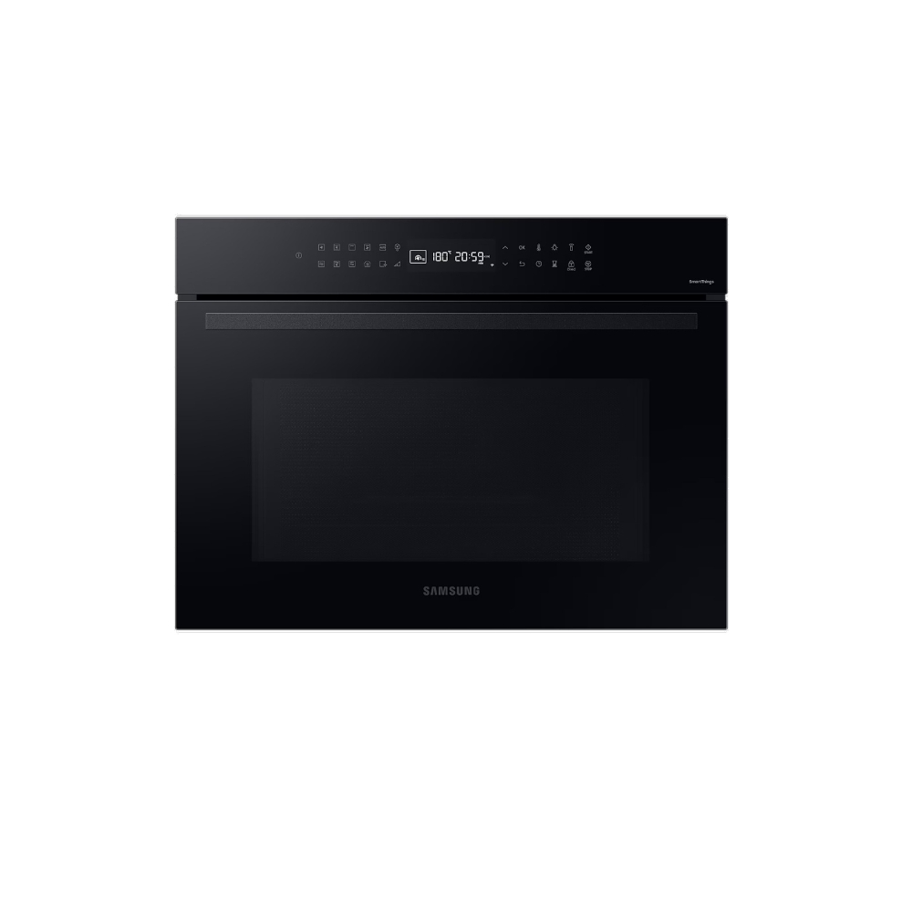 Samsung Built In Microwave Oven 50L, Black Glass Smart Things Wifi Support , SAM-NQ5B4353