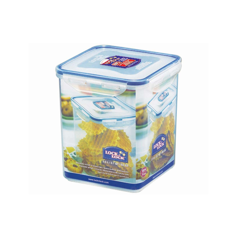 SQUARE TALL FOOD CONTAINER 2.6L,HPL822B