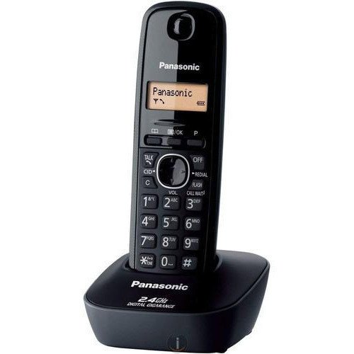 Panasonic Cordless Landline Phone, (Black), KX-TG3611SX