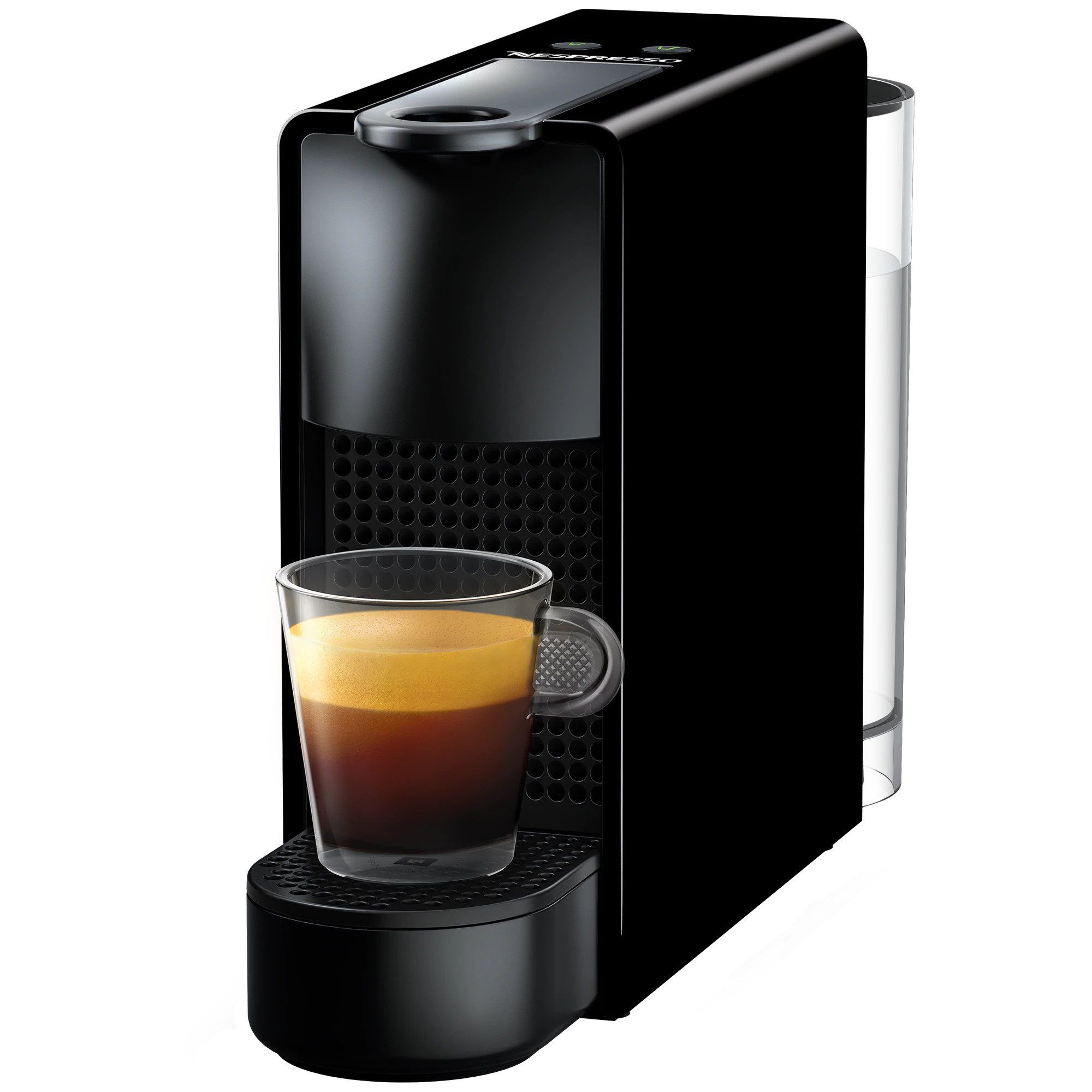Nespresso Machine Mini Essenza C30 Black, Coffee Machine 19 Bar Pressure, 2Cup Sizes, NESP-10298