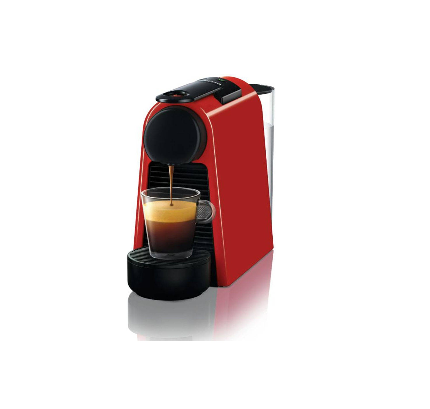 Nespresso Machine Mini Essenza D30 Red, Coffee Machine 19 Bar Pressure, 2Cup Sizes, NESP-10338
