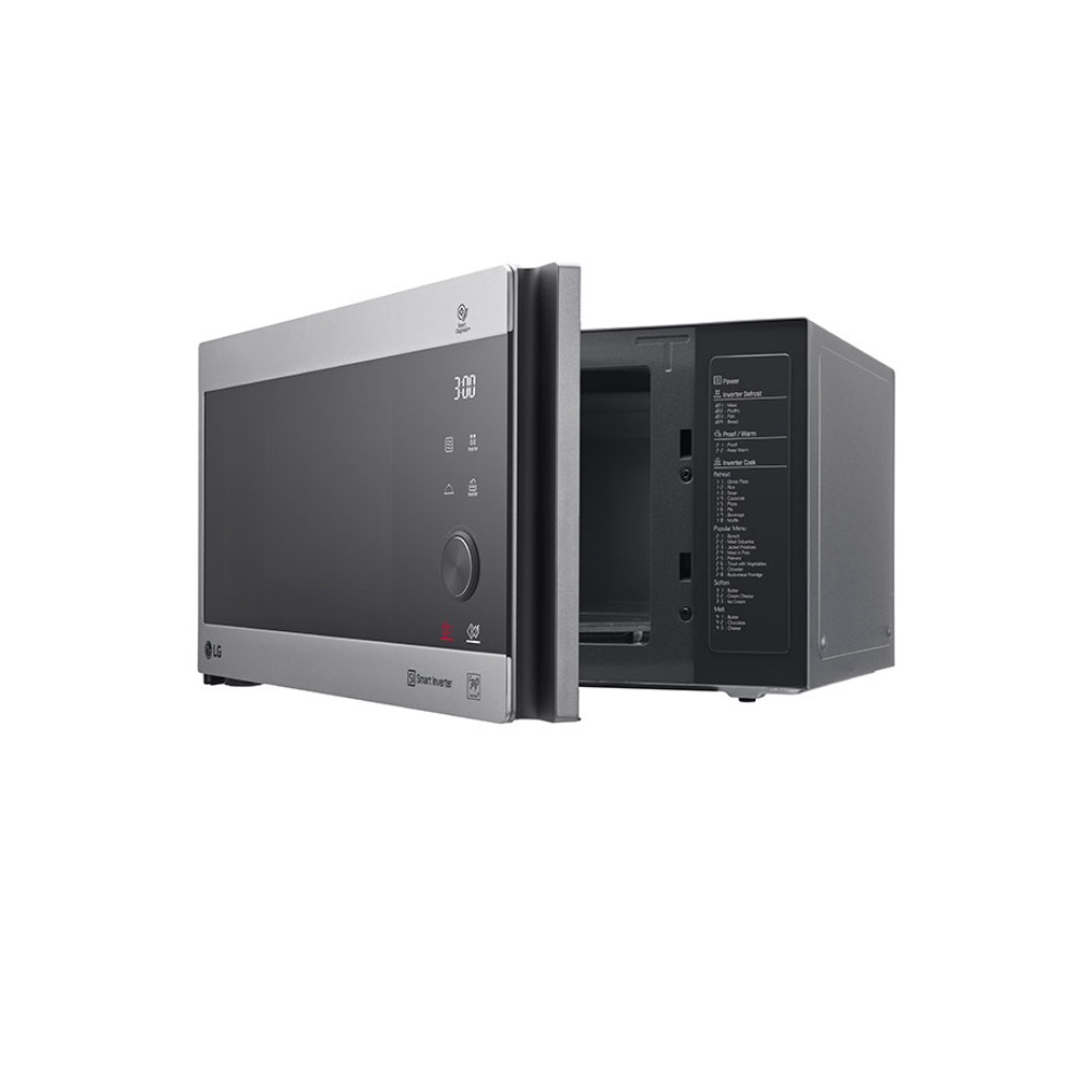 LG Microwave Silver 42L Cooking Capacity Grill 1000W Eco On, I-Wave HxWxD: 320x550x450mm, L.G-MH8265C