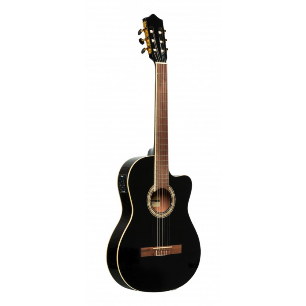 Stagg Accoustic-Electric Guitar Black, RAG-SCL60TCE