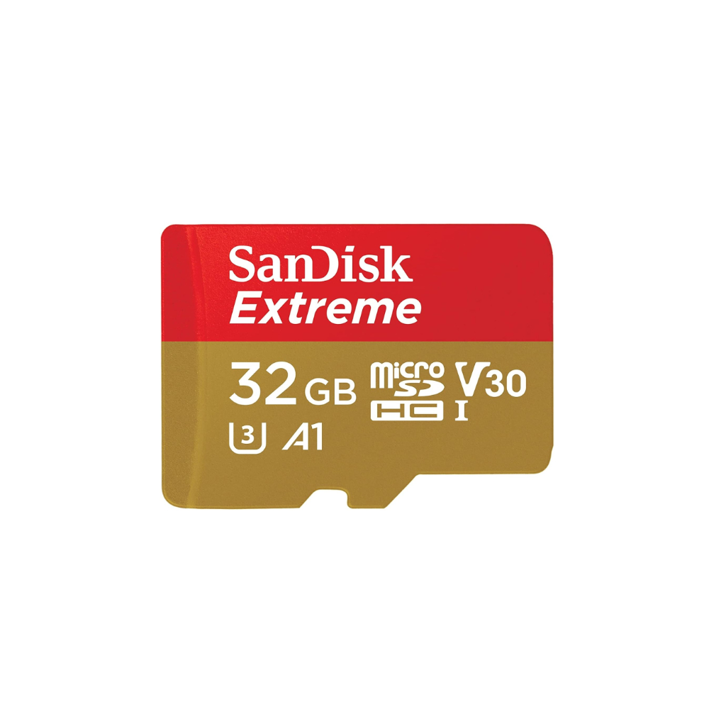 Sandisk Extreme Micro SDXC32GB+SD Adapter+Rescue Pro Deluxe100MB/S A1 C10 V30 UHS-I U3, SDI-032GGN6MA