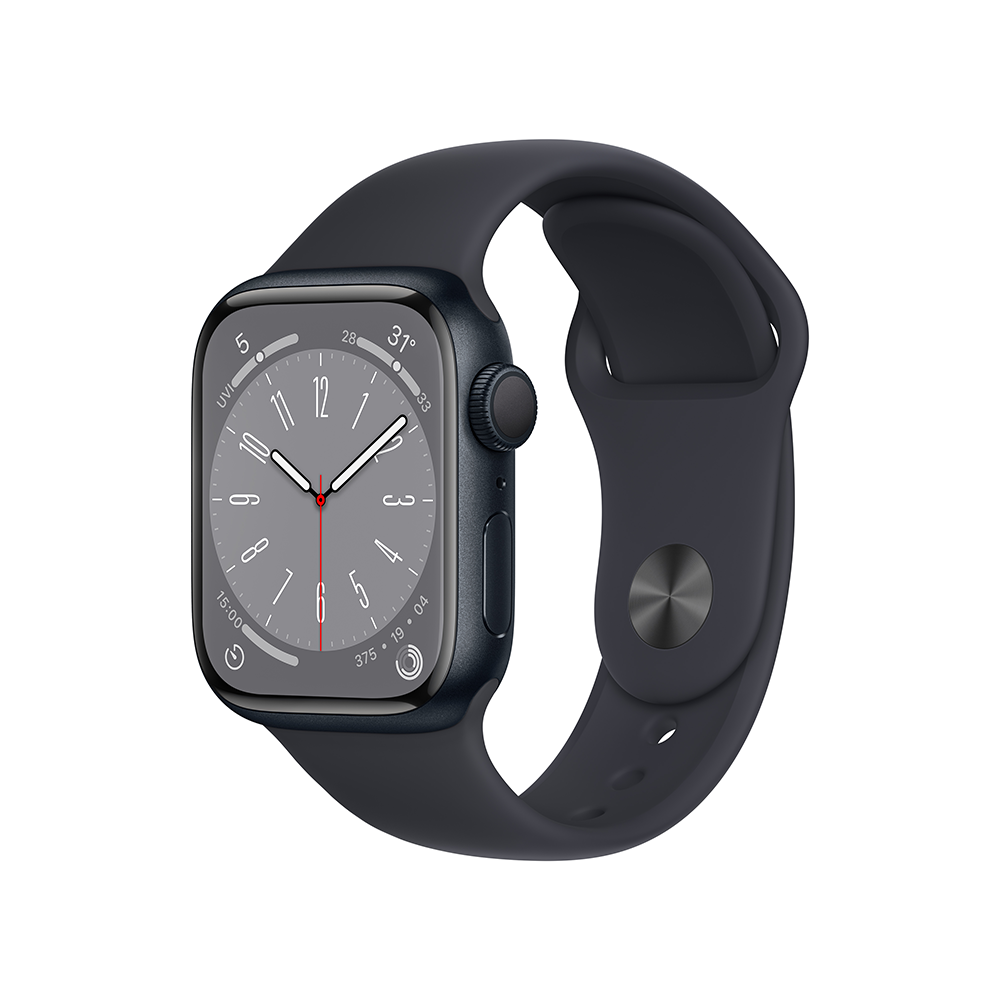 Apple Watch S8 41MM Midnight Alu, MNP53ZP/A