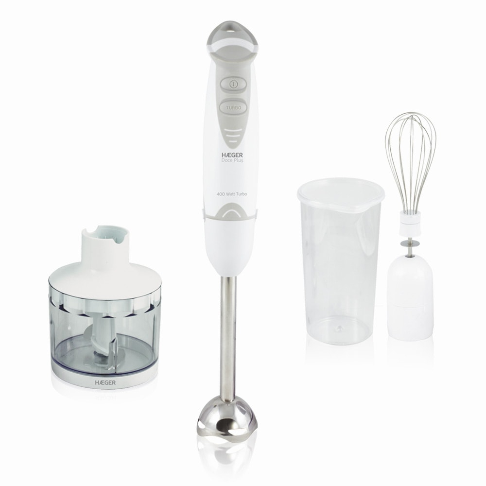 Haeger Hand Blender Doce Plus – 400W, Accessories Included, HB-400.012A
