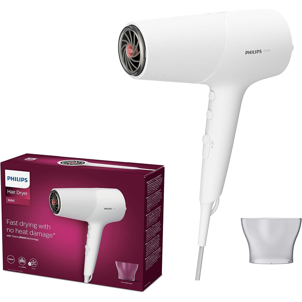 Philips Series 500 Hair Dryer With Thermoprotect Technology, BHD500/00