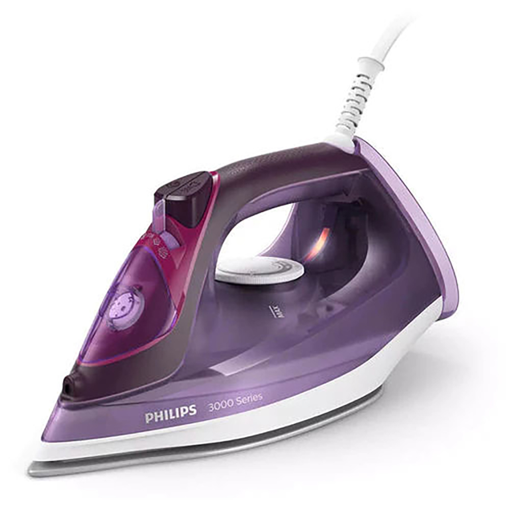 Philips Steam Iron Series 3000, 2600W For Fast Heat (Up To 200)G Steam, DST3041