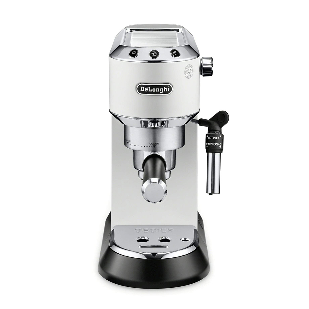 De'Longhi Dedica Deluxe Espresso Machine, White, EC685W