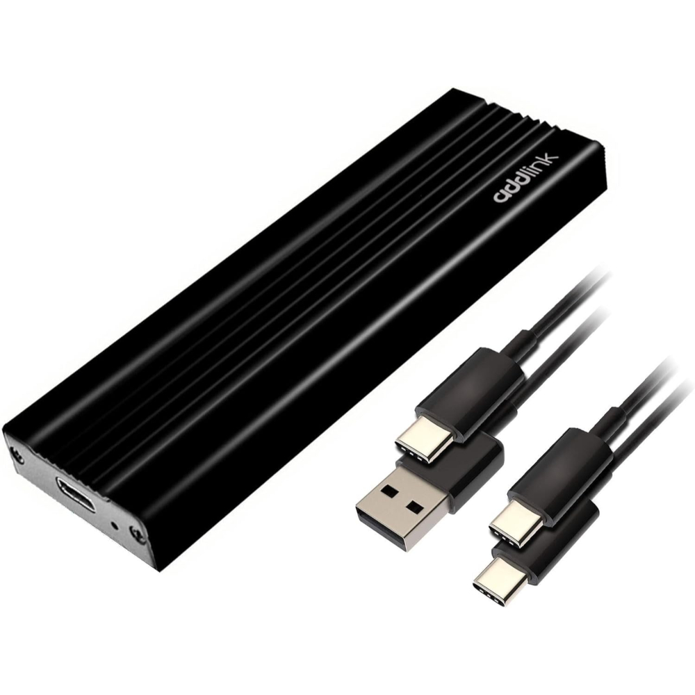 Addlink External Portable SSD 1TB P20 USB 3.2 Gen2 up to 1050MB/s, 3D TLC USB C Solid State Drive, AD1TBP20B32