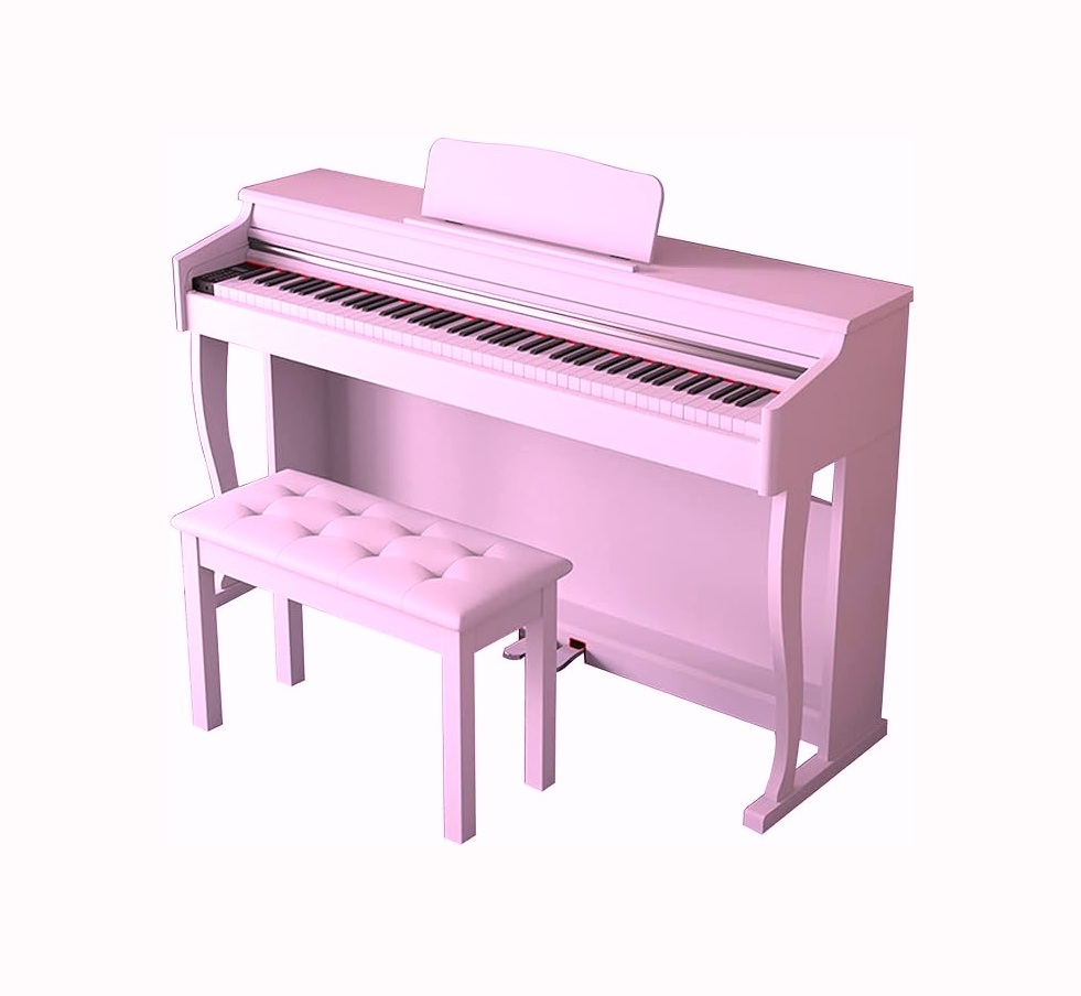 M Digital Piano (Pink) + Free Chair, MPIANOPK