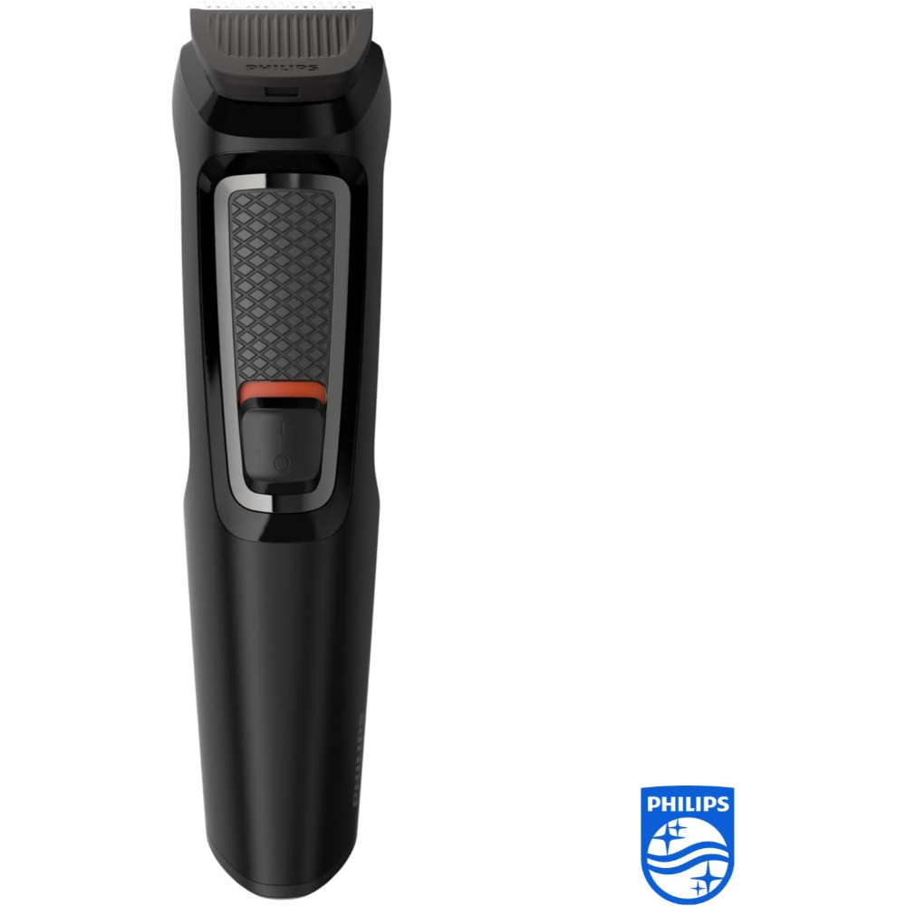 Philips Multigroom, 7 In 1, Face, Hair, Nose & Ear Trimmer, Beard Combs 3,5mm, Stubble Combs 1,2Mm, Hair Comb 9mm, Cleaning Brush, Storage Pouch, Full Charge 16HR, Run Time 60min, MG3720