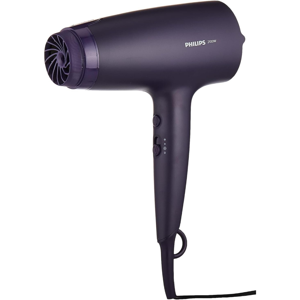 Philips Hair Dryer 2100W, Heat / Speed Settings 6, Cool Setting, Thermoprotect, Styling Nozzle 14mm, BHD340