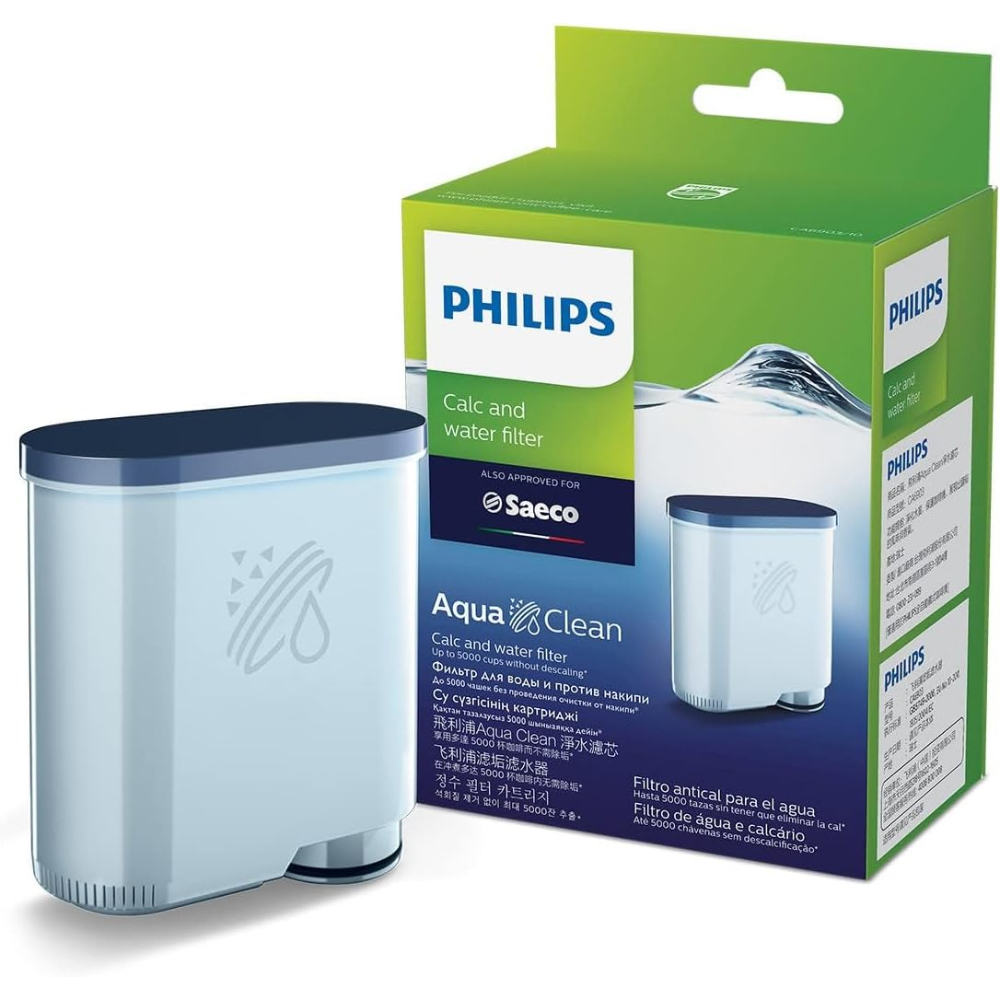 Philips Aquaclean Original Calc And Water Filter, No Descaling Up To 5,000Cups, Reduces Formation Of Limescale, 1 Aquaclean Filter, CA6903