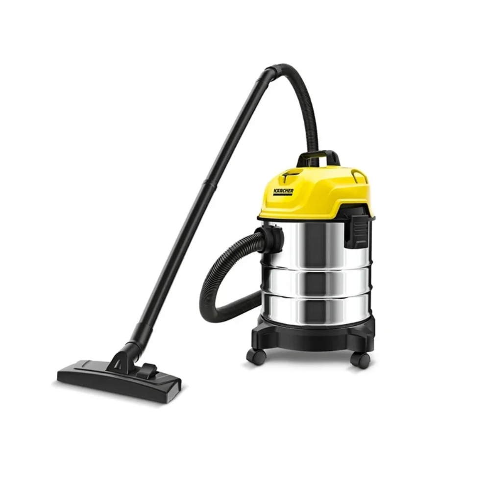 Karcher Vaccum Classic 200W, 18L Stainless Steel, Power Cable 5M, KAR-WD1S