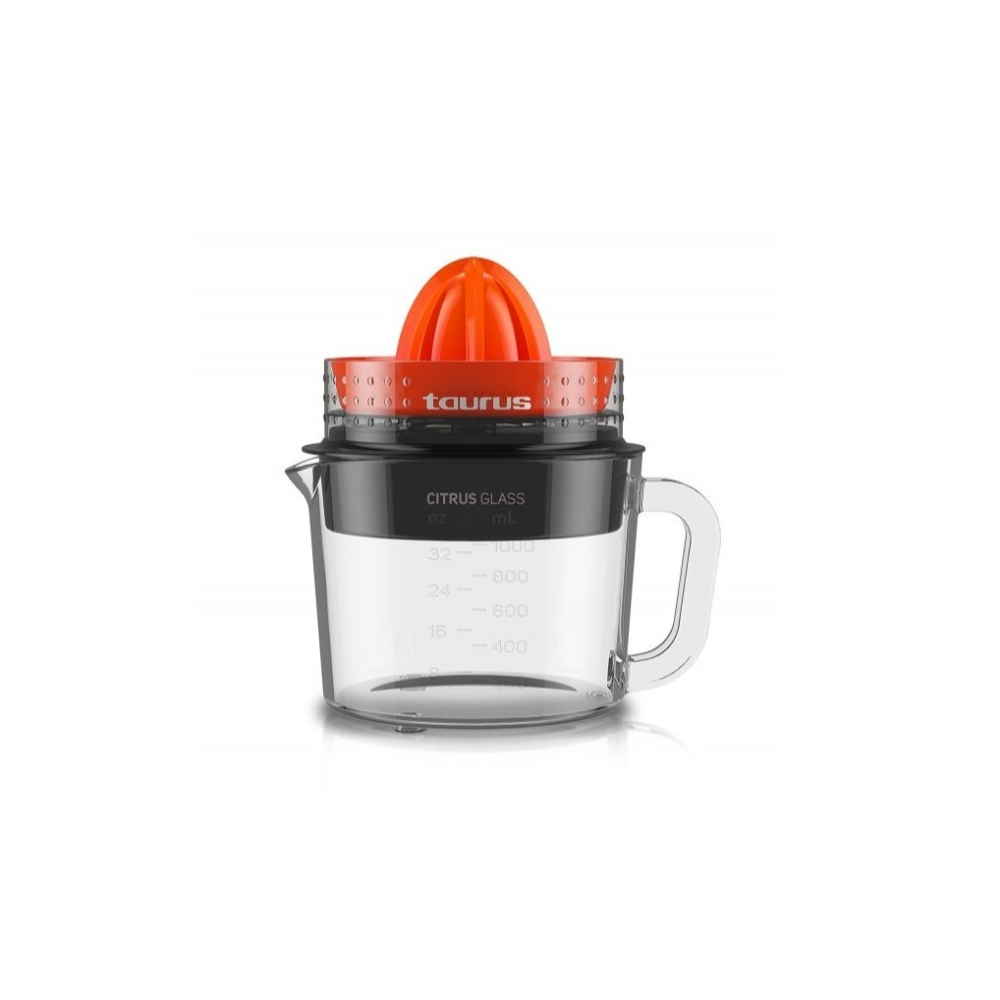 Taurus Glass Citrus Juicer 30W-1L, With Pulp Selection, TAU-GLASS30W