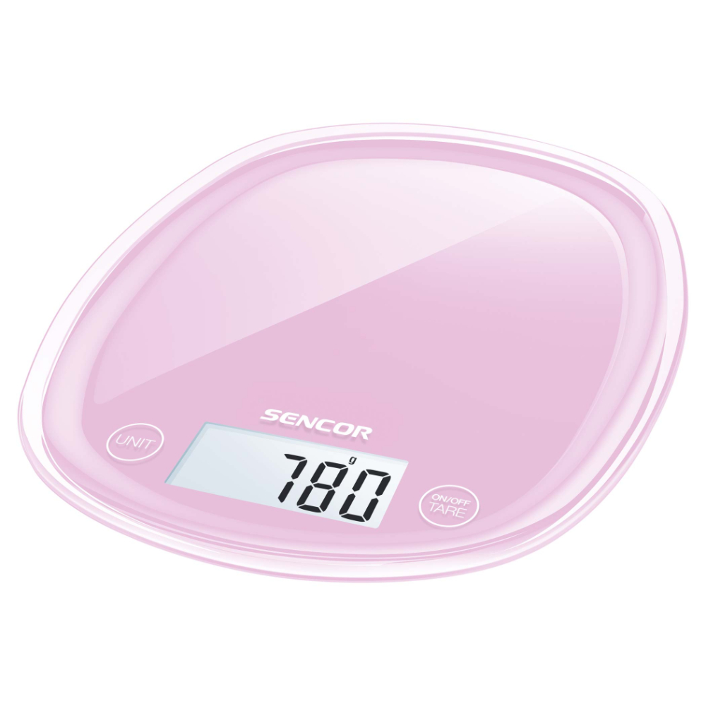 Sencor Kitchen Scale, Touch Control, LCD Display, Rose, SNC-SKS38RS