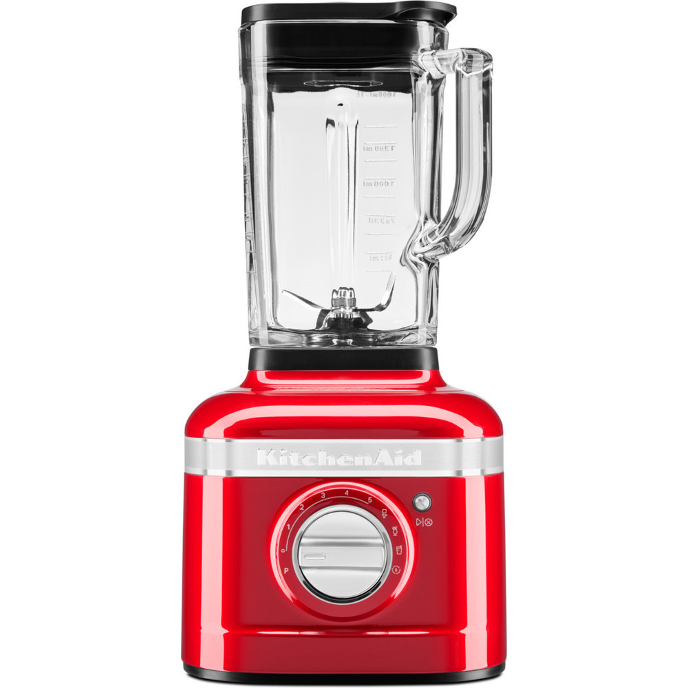 Kitchen Aid Blender 5Speed, 1.4L Glass Jar, 1200W, 600 To 16000 RPM, Red, AID-5KSB4026E