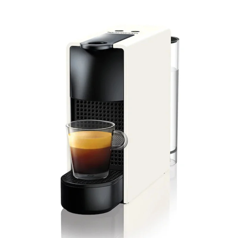 Nespresso Machine Mini Essenza White, Coffee Machine 19 Bar Pressure, 2Cup Sizes, NESP-10296