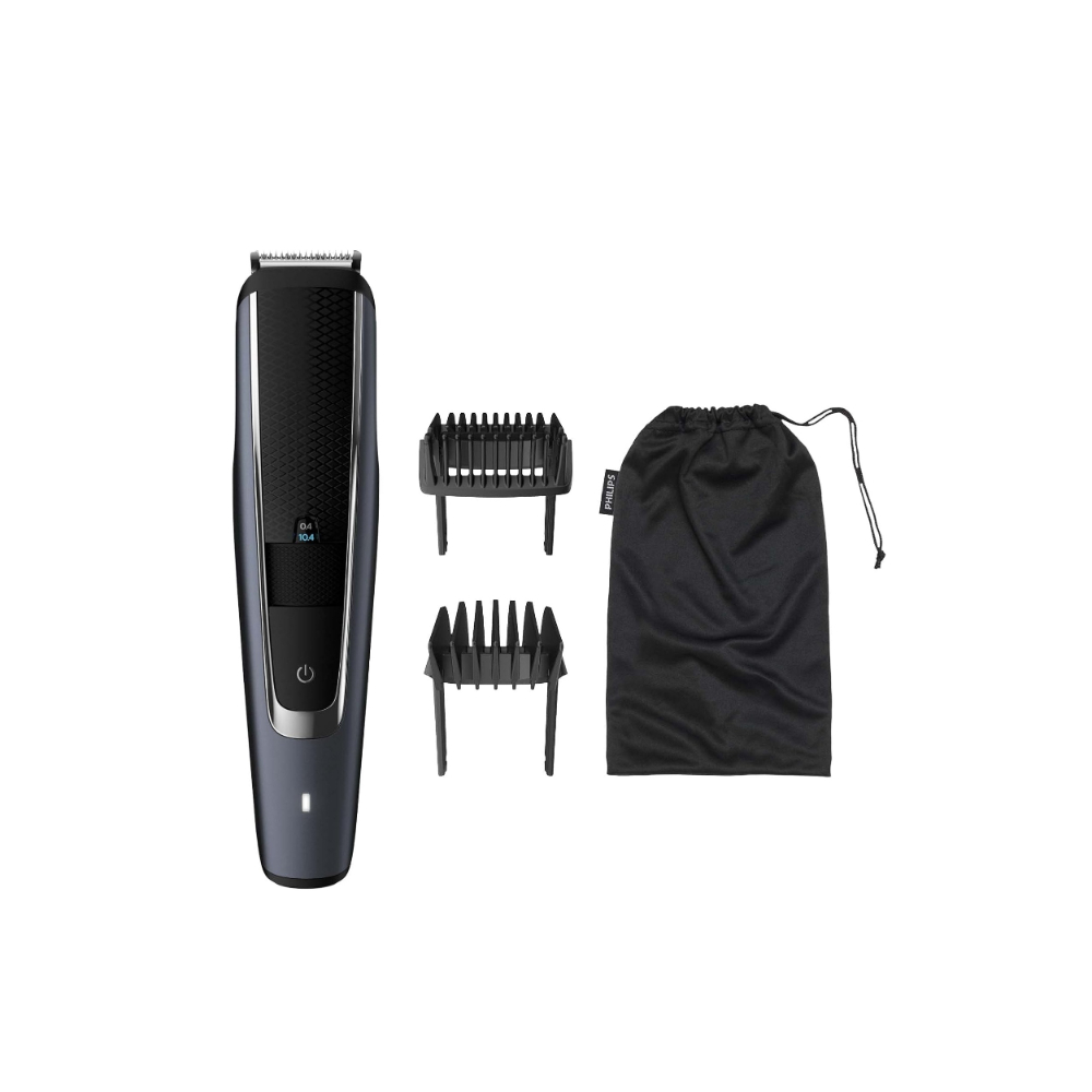 Philips Beard Trimmer, Corded & Cordless, Lift & Trim Pro System, Double Sharpened Full Metal Blades, Run Time 9min, Charging Time 1H, Waterproof, Battery Indicator, BT5502/13