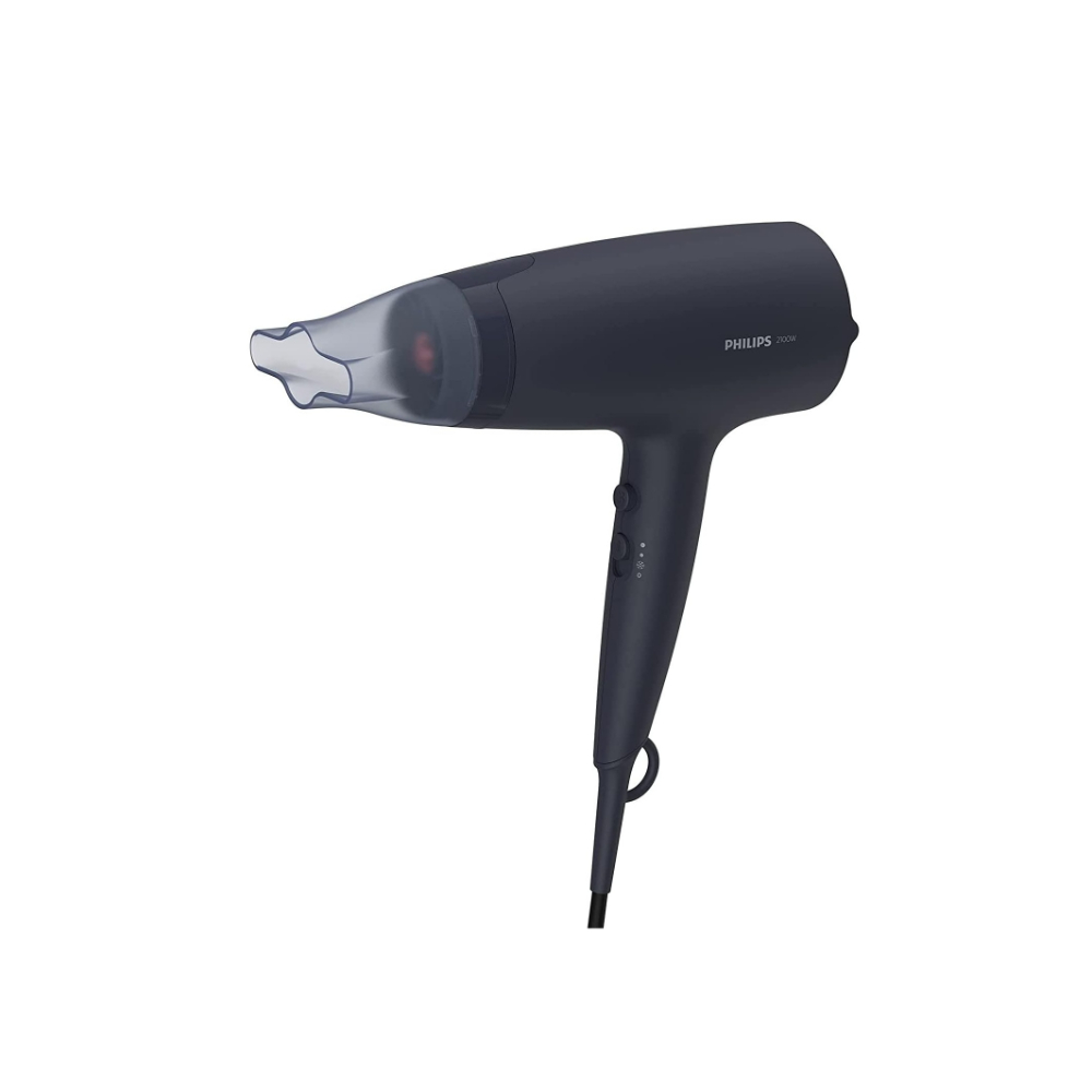Philips Hair Dryer 2100W, DC Motor, 6 Heat/Speed Setting Combinations, Cool Setting, Advanced Ionic Care,Thermoprotect Attachment, Styling Nozzle 14mm, BHD360/23