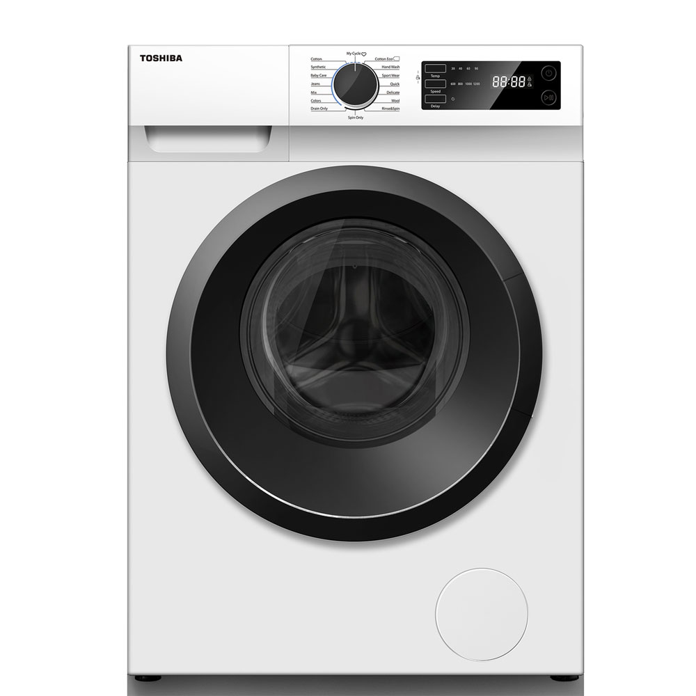 Toshiba, 7 KG, Front Load Washer, 1200 RPM, White, TOS-TWH80S2