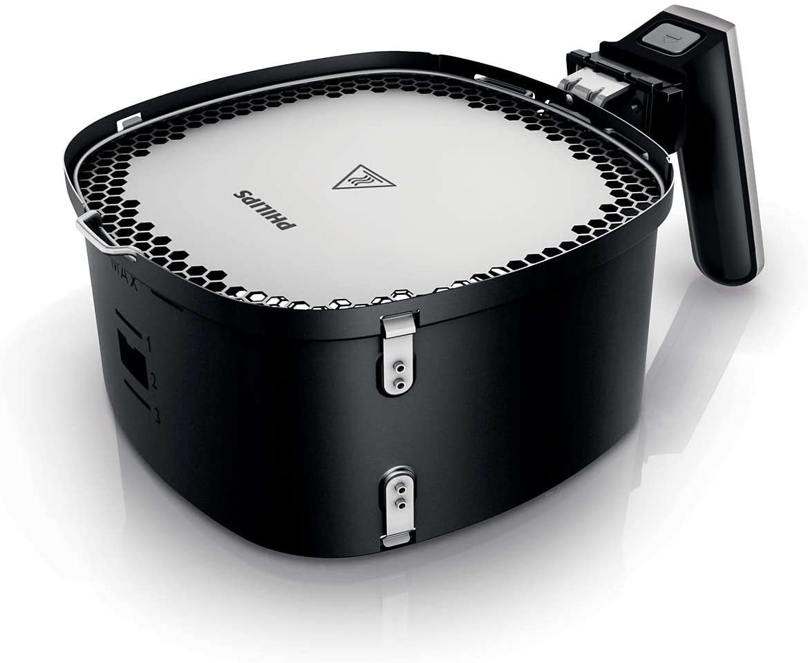 Philips Electric Pan Basket, Silver/Black, HD9980/20