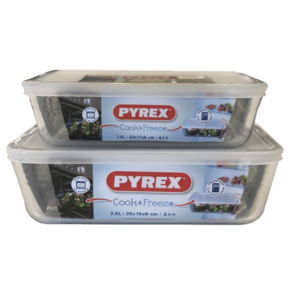 Pyrex Set Px (242P+243P) + Ceint Ck&Fz, PYR-912S951