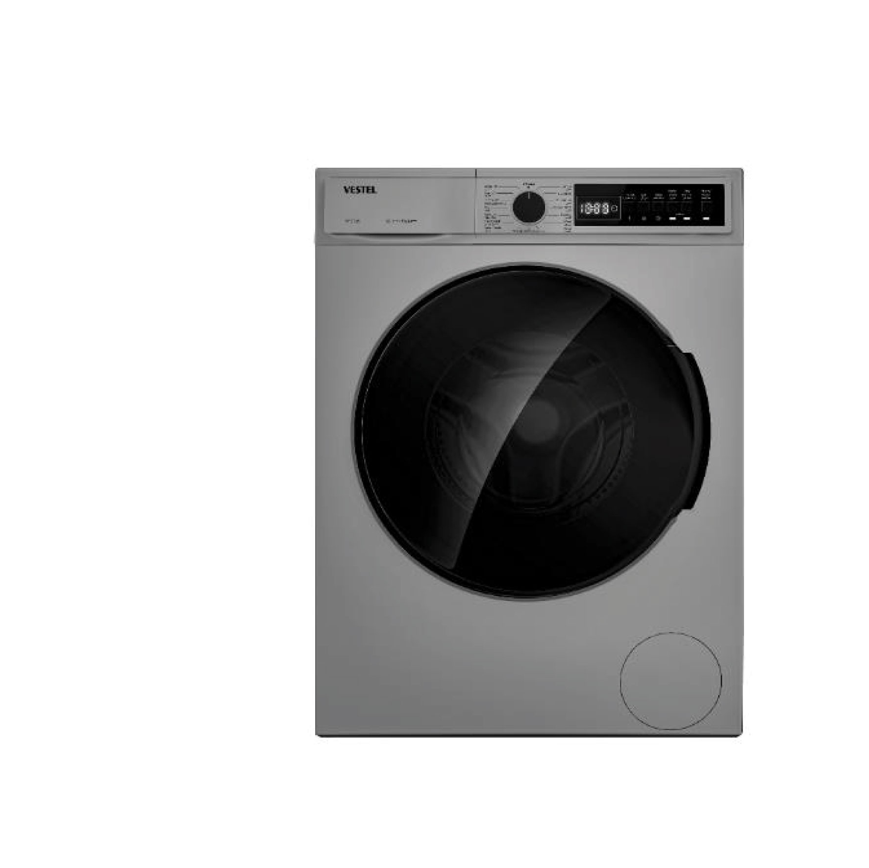 Vestel, Washing Machine 7Kg 1200rpm Dark Silver, WAM.W712T2.DS