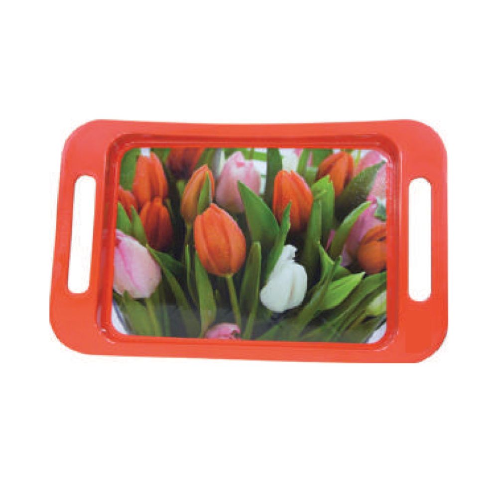 Herevin Old Rectangular Tray Tulip Red, 161150RED